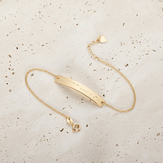 Custom Morse Code Bracelet