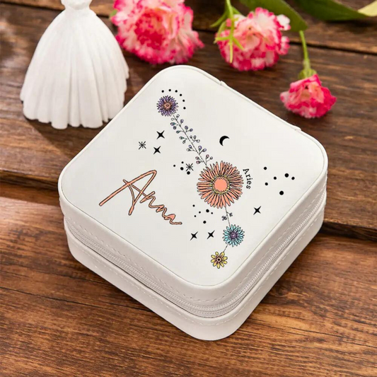 Custom Name Constellation Jewelry Box