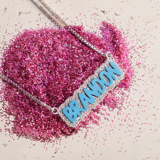 Custom Iced Name Necklace