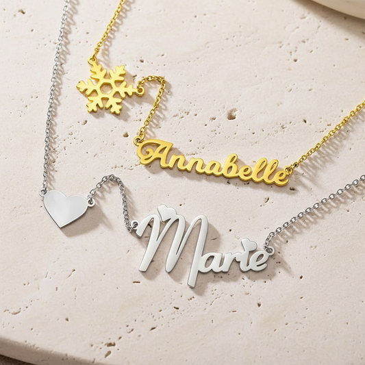 Personalized Charm Name Necklace