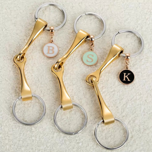 Personalized Horse Bit Keychain