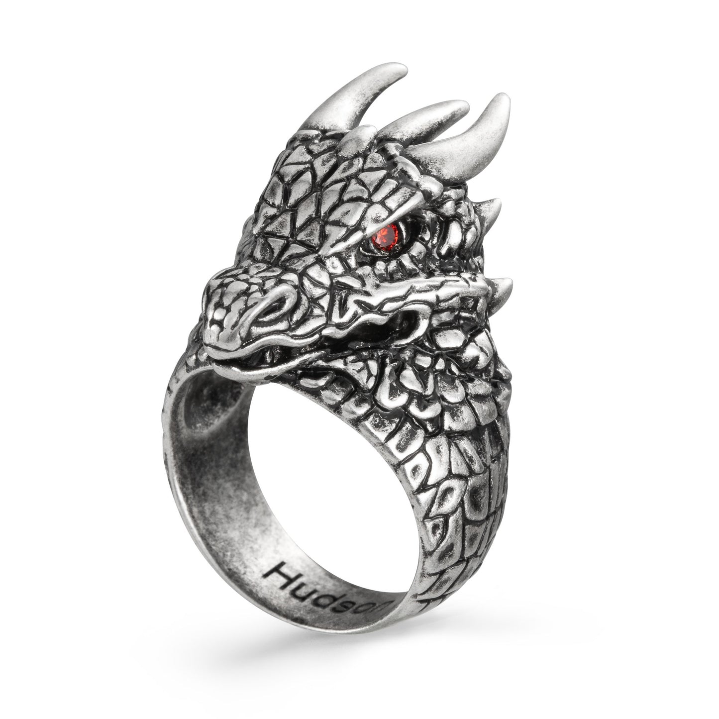 Personalized Engraved Dragon Birthstone Ring