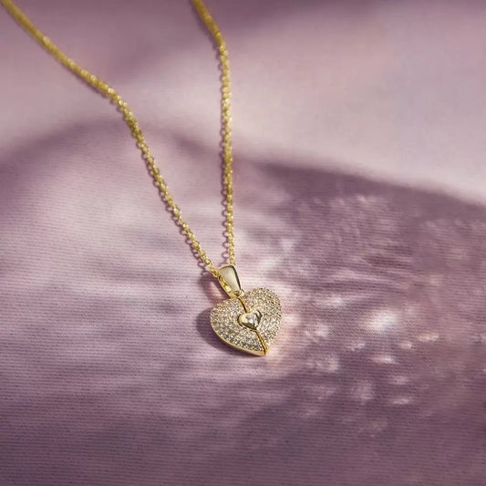 Custom Heart Photo Locket Necklace