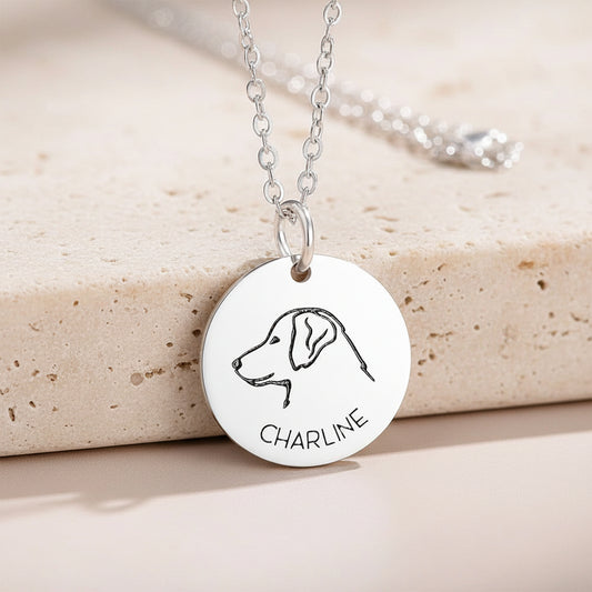 Personalized Dog Name Necklace