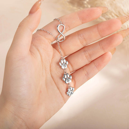 Custom Pet Memorial Name Lariat Necklace