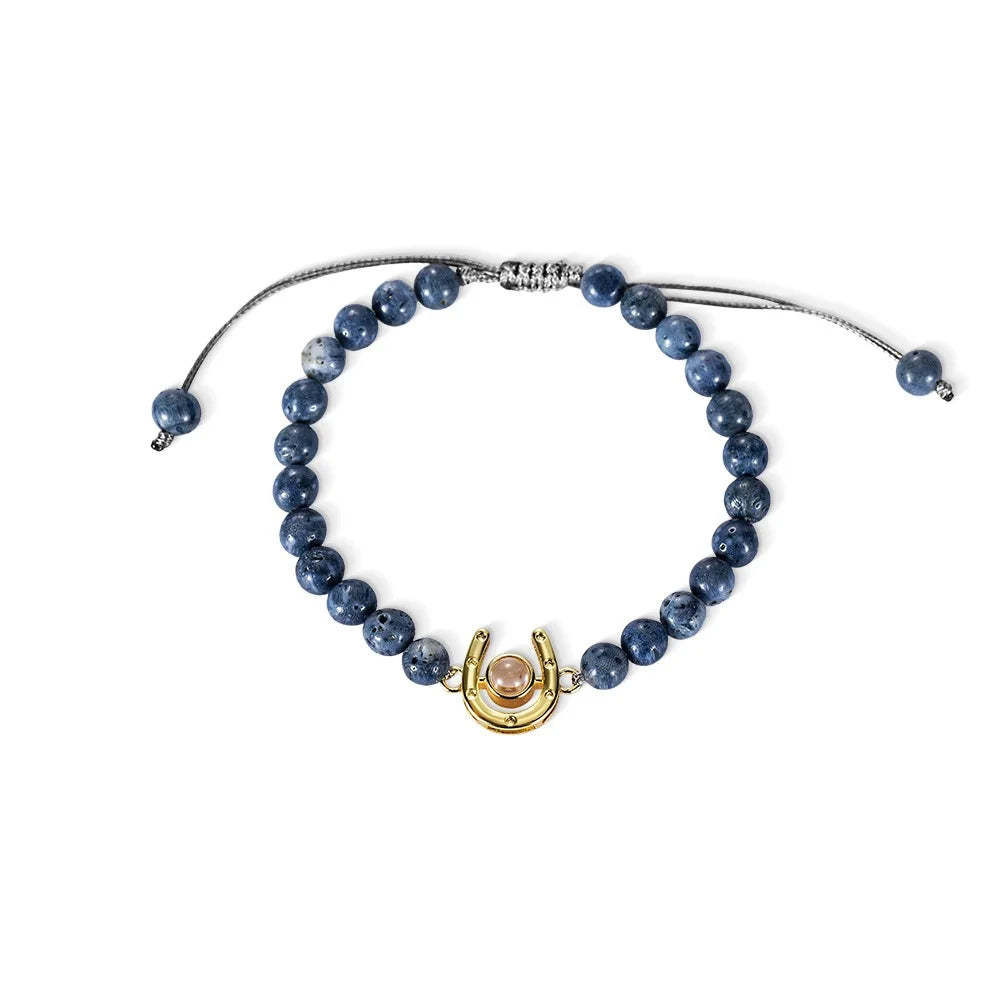Custom Horseshoe Photo Projection Bracelet