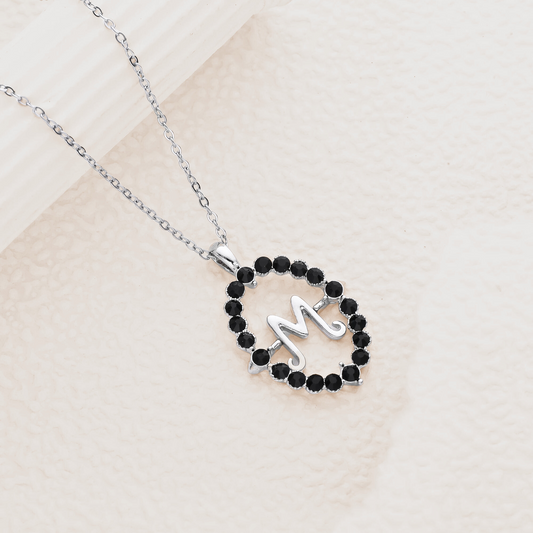 Custom Spinning Initial Necklace