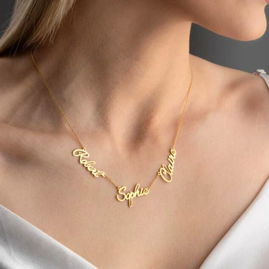 Custom 1-3 Names Chain Necklace