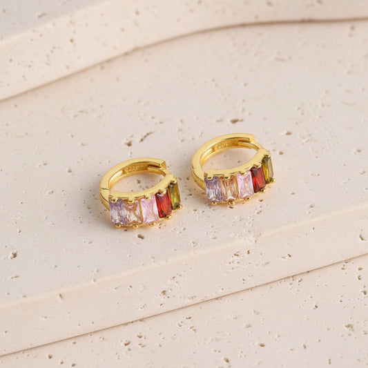 Custom Combined Birthstone Earrings