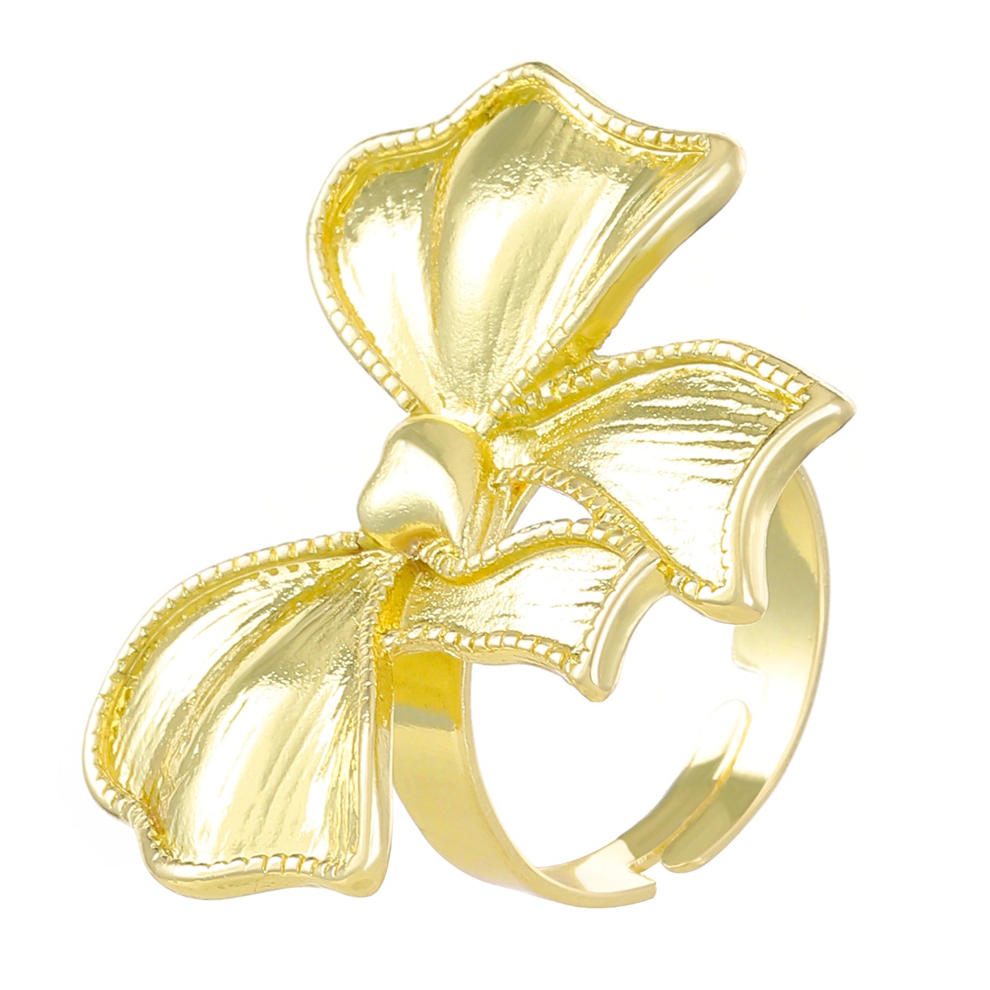Art Coquette Bow Statement Adjustable Ring