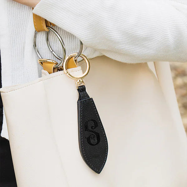 Custom Leather Magnetic Hat Clip with Initial