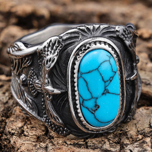 Vintage Turquoise Statement Ring
