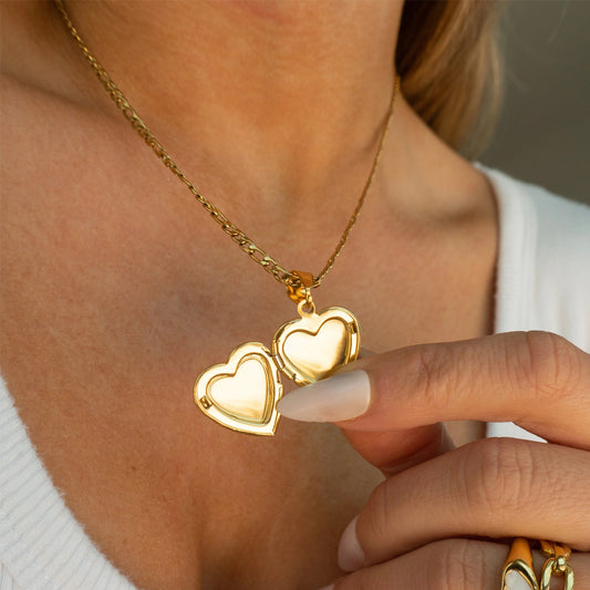 Estrella Heart Locket Necklace