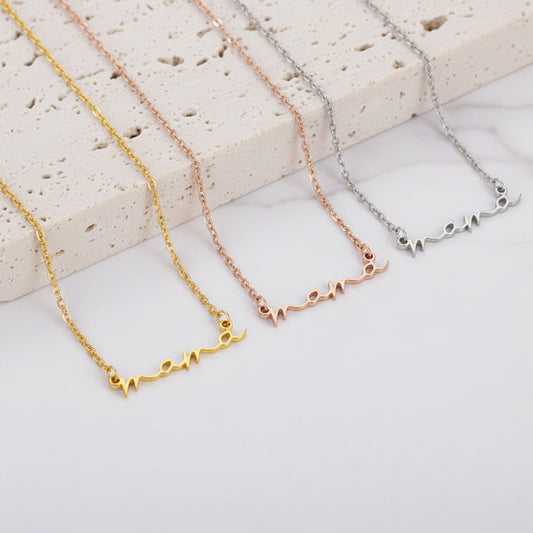 Minimalist Mama Chain Necklace
