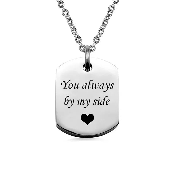 Engraved Urn Necklace