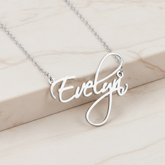 Personalized Calligraphy Name Necklace
