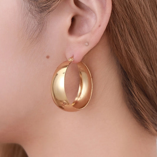 Leila Statement Hoop Earrings