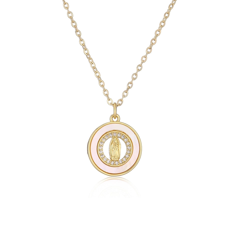 Christian Shell Pendant Necklace