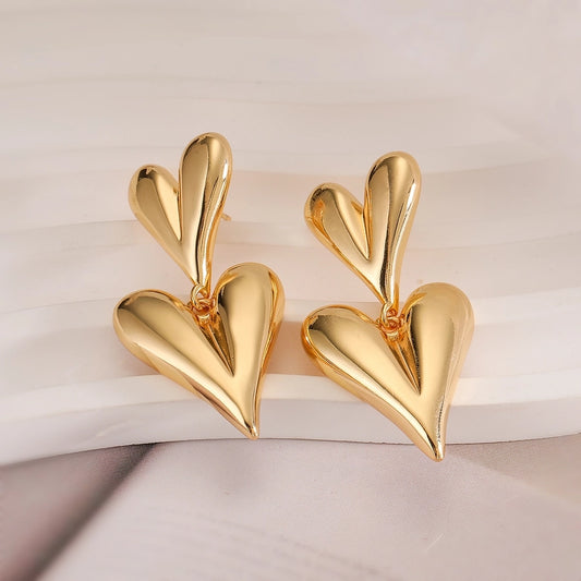 Mirella Heart Drop Earrings