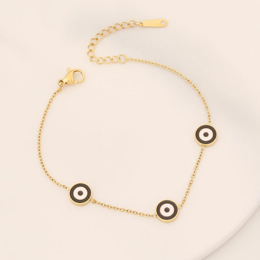 Boho Evil Eye Chain Bracelet
