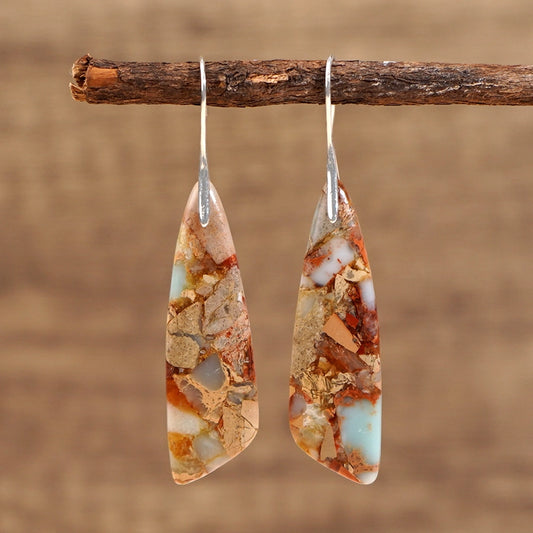 Giovanna Dragon Stone Drop Earrings