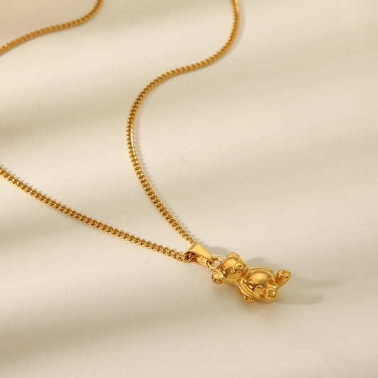 Teodora Bear Pendant Necklace