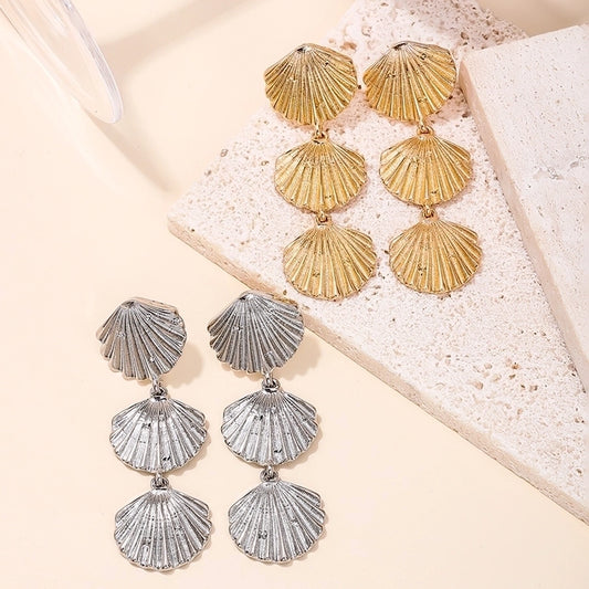 Tropic Scallop Dangle Earrings