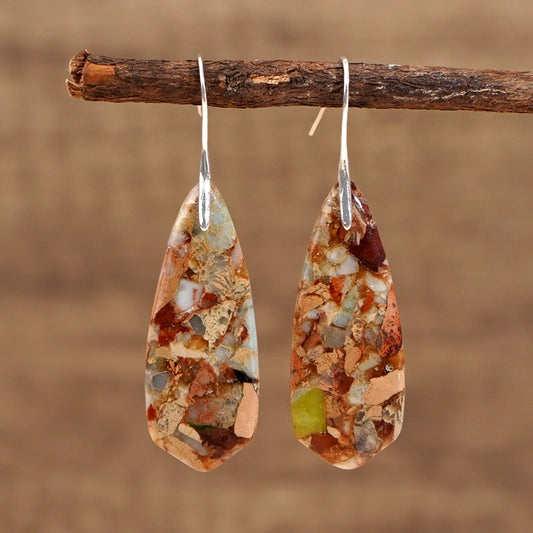 Antonia Dragon Stone Drop Earrings
