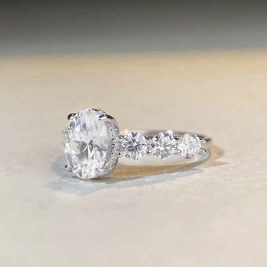 Odette Moissanite Band Ring