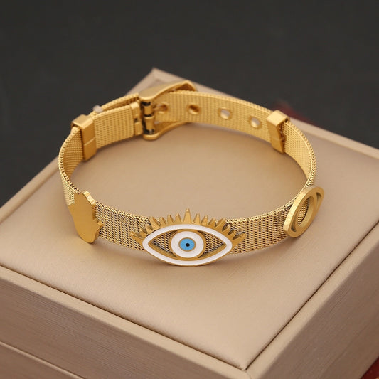 Boho Evil Eye Bangle Bracelets