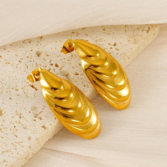 Eliana Sea Shell Stud Earrings