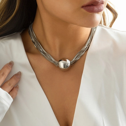 Modern Statement Necklace & Bracelet SET