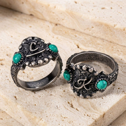 Custom Western Ring with Initial or Brand Logo