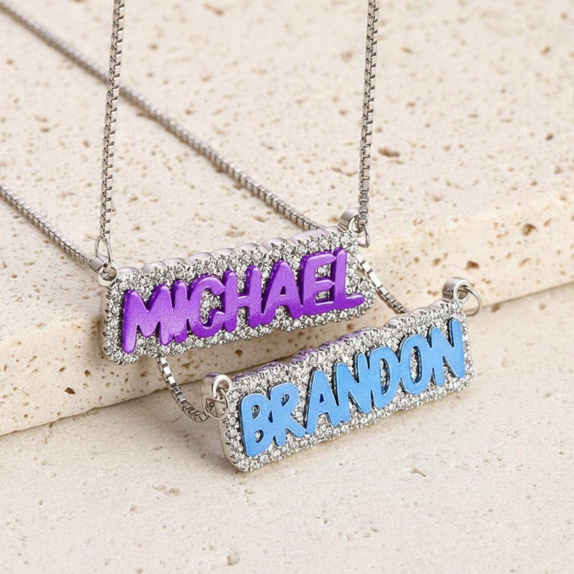 Custom Iced Name Necklace