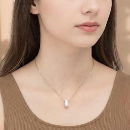 Engraved Mini Crystal Urn Necklace