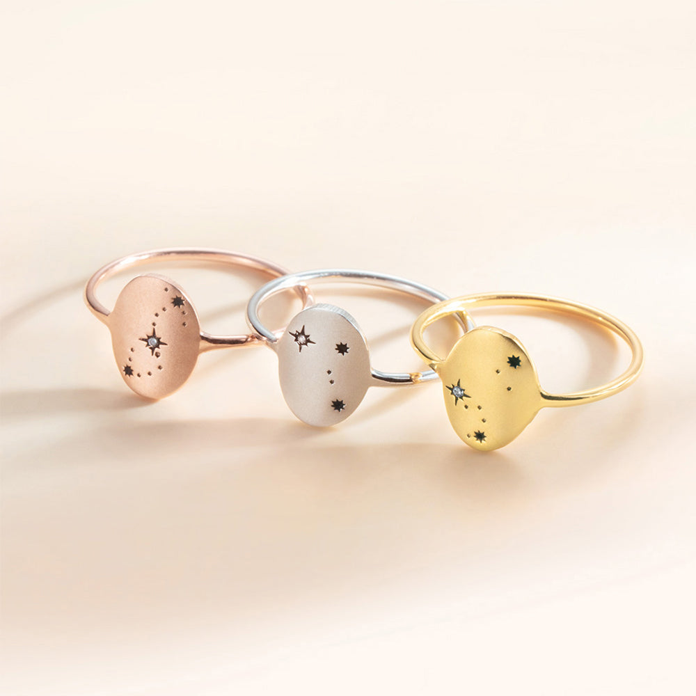 Personalized Constellation Signet Ring