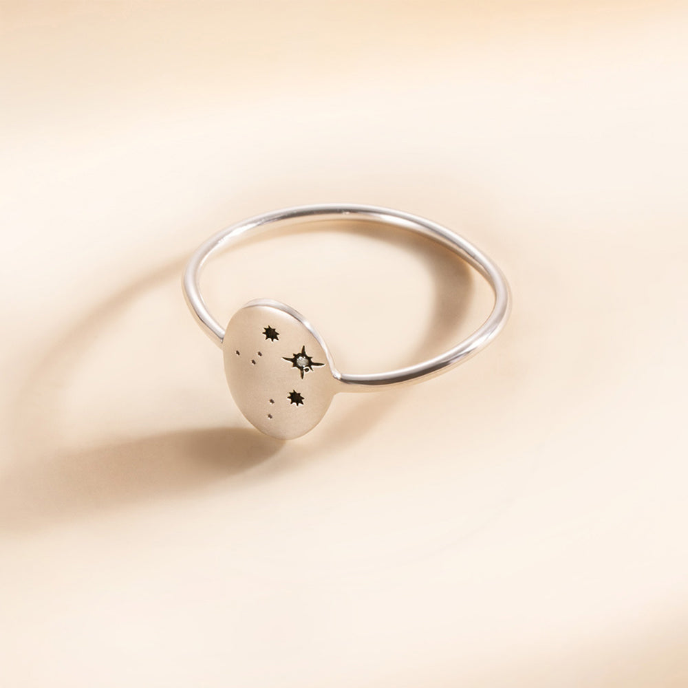 Personalized Constellation Signet Ring