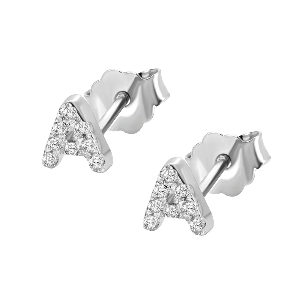 Personalized Initial Stud Earrings