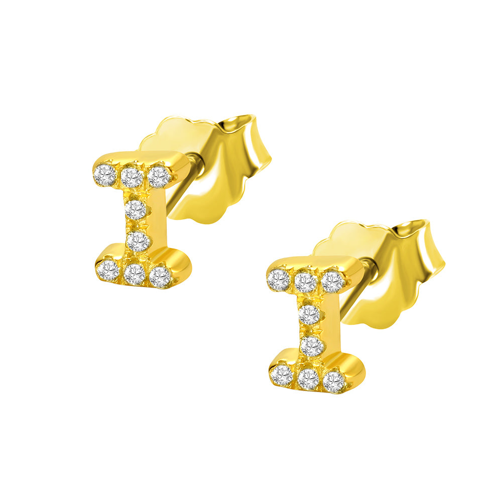 Personalized Initial Stud Earrings