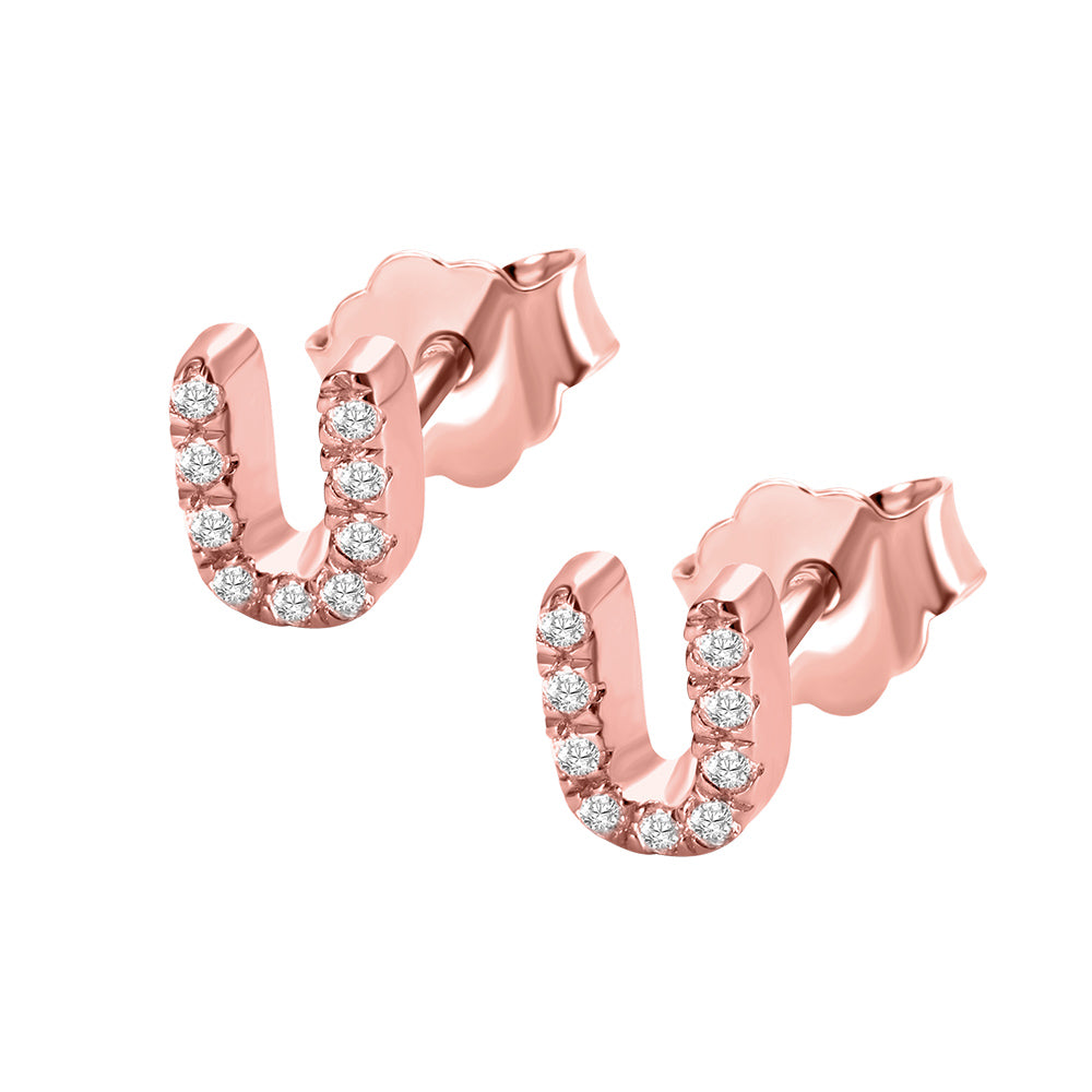 Personalized Initial Stud Earrings