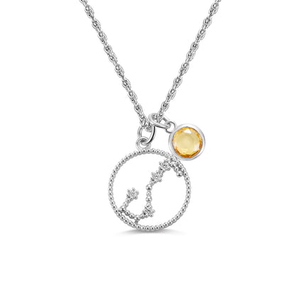 Personalized Birthstone Constellation Necklace