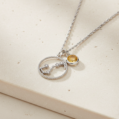 Personalized Birthstone Constellation Necklace