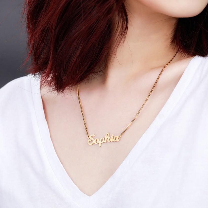 Personalized Sparkling Name Necklace