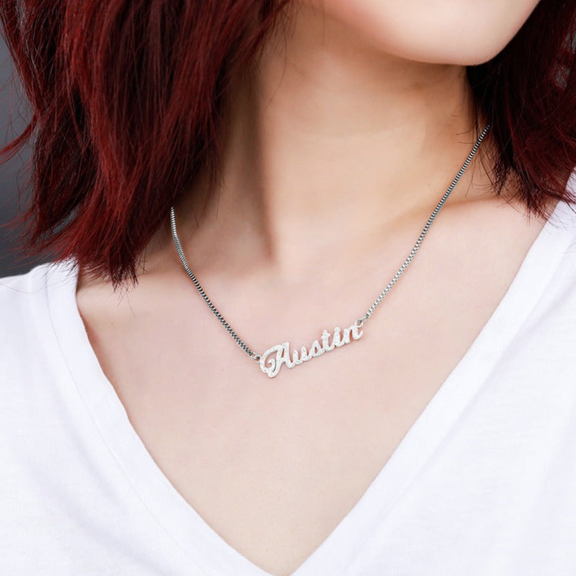 Personalized Sparkling Name Necklace