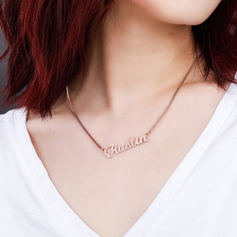 Personalized Sparkling Name Necklace