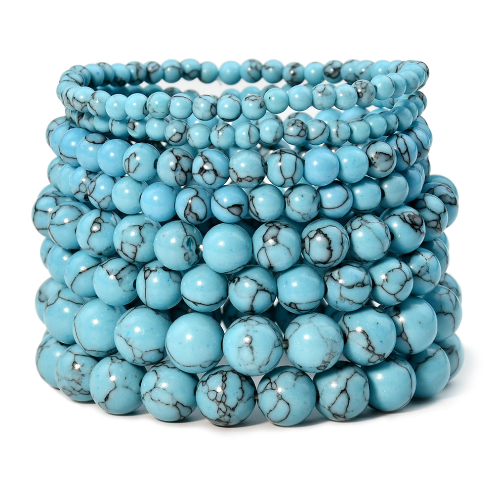 Boho Handmade Turquoise Beaded Bracelets