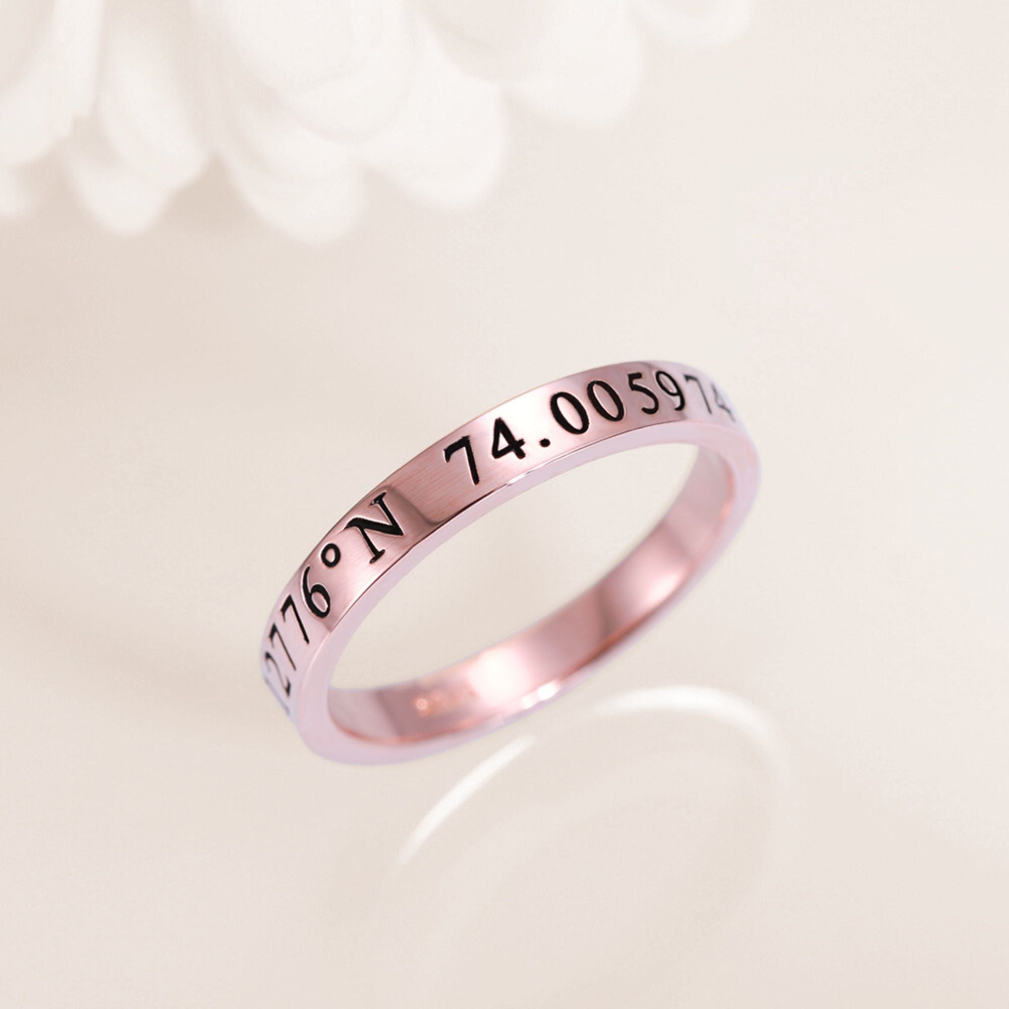 Custom Engraved Stackable Rings