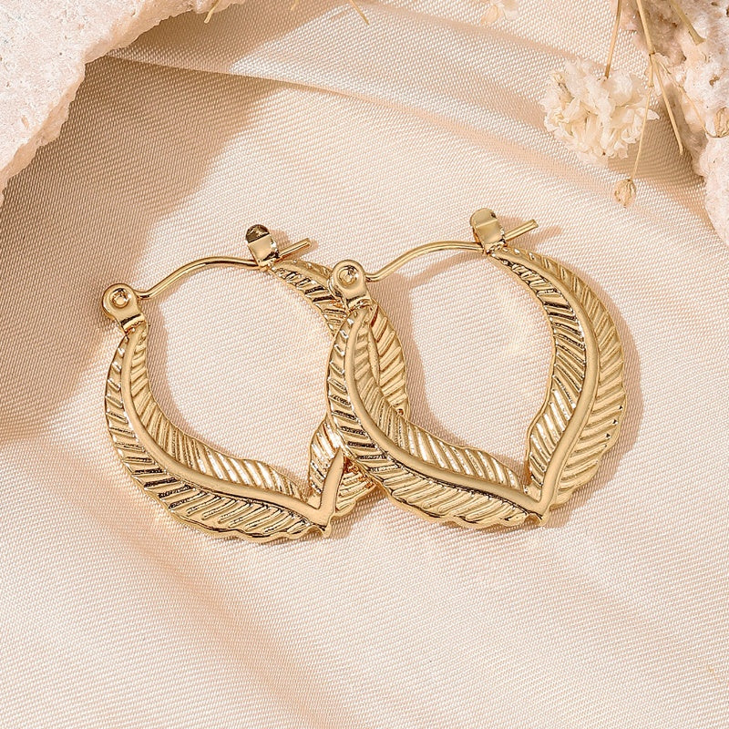 Dainty Golden Hoop Earrings