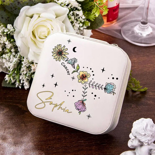 Custom Name Constellation Jewelry Box