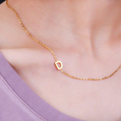 Personalized Multi Initial Chain Necklace